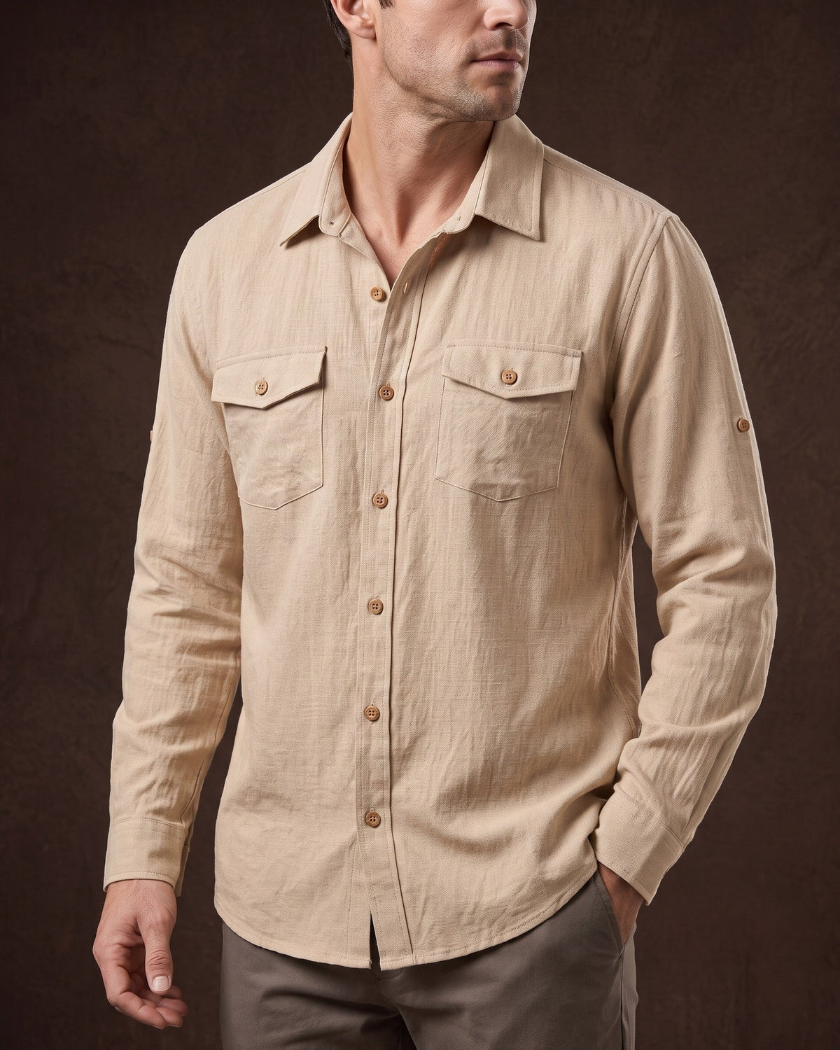 Ludovico Woven Cotton Shirt